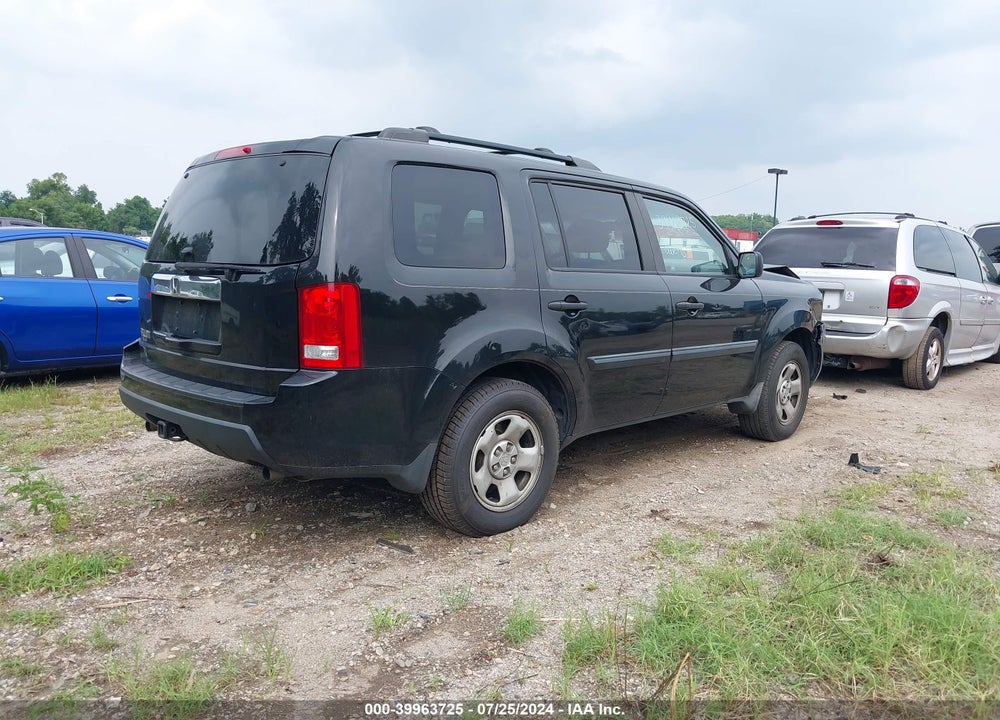 2010 HONDA PILOT LX VIN: 5FNYF3H21AB005946