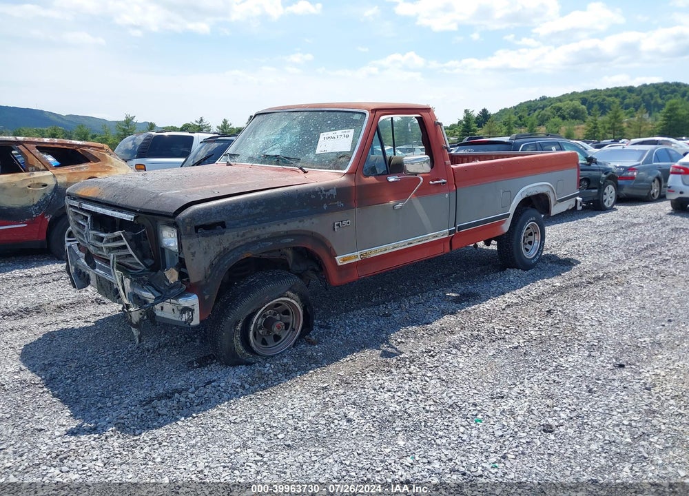 1986 FORD F150 VIN: 2FTEF14N6GCA19283