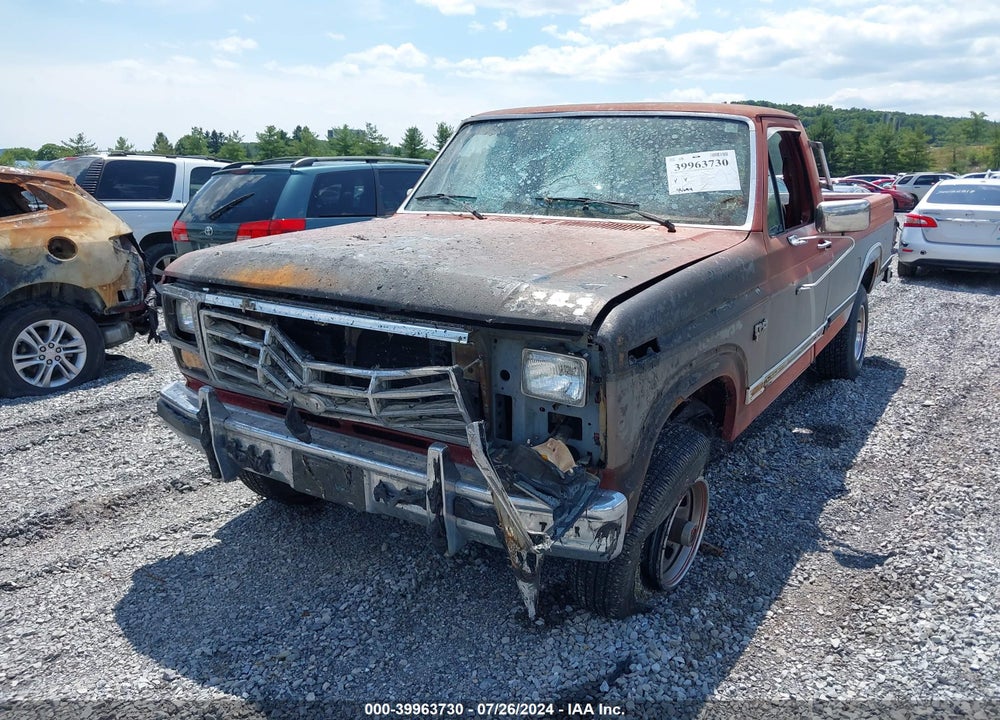 1986 FORD F150 VIN: 2FTEF14N6GCA19283