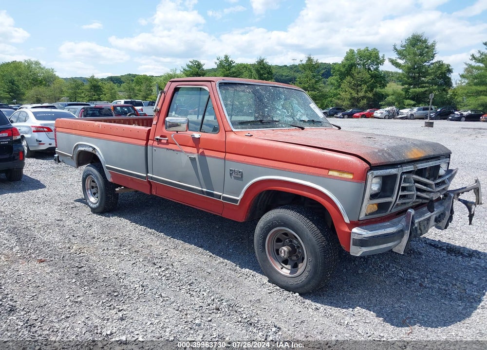 1986 FORD F150 VIN: 2FTEF14N6GCA19283