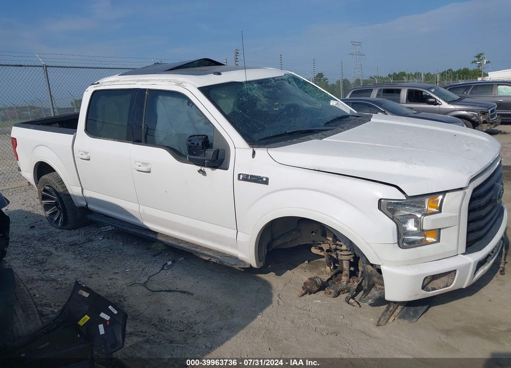 2016 FORD F-150 XLT VIN: 1FTEW1EF6GKD91256