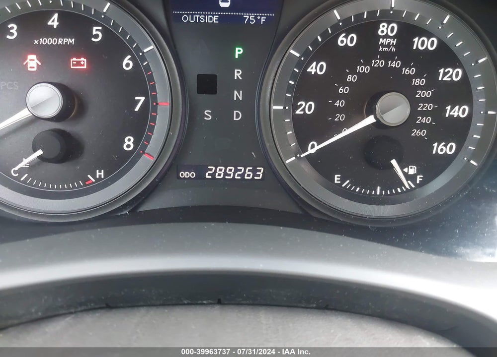 2007 LEXUS ES 350 VIN: JTHBJ46G272146639