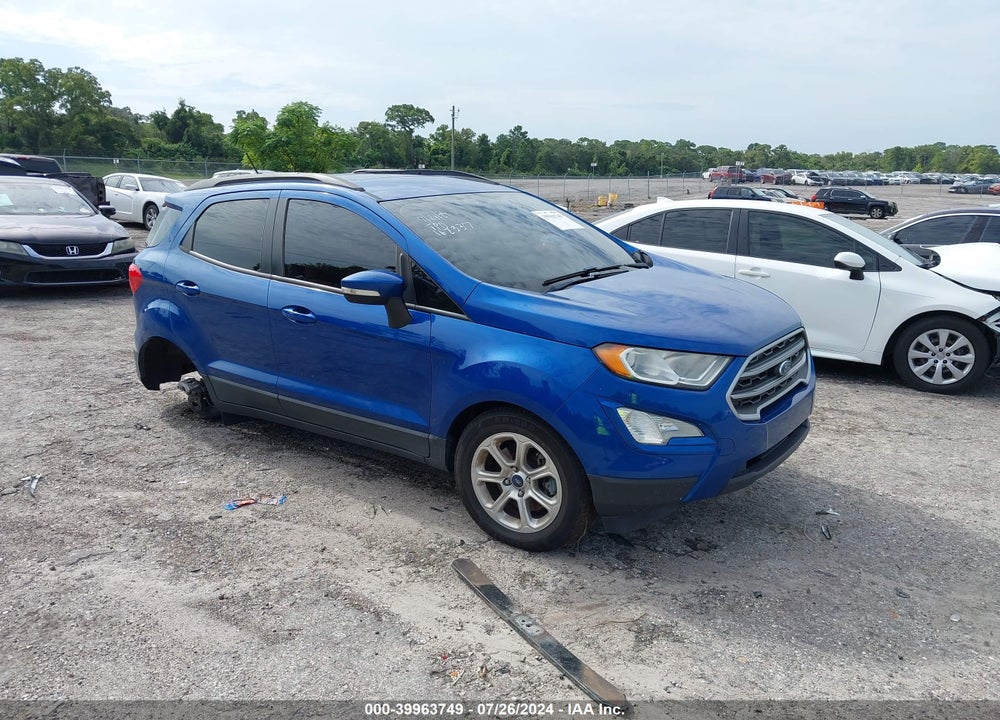 2018 FORD ECOSPORT SE VIN: MAJ3P1TE1JC243831