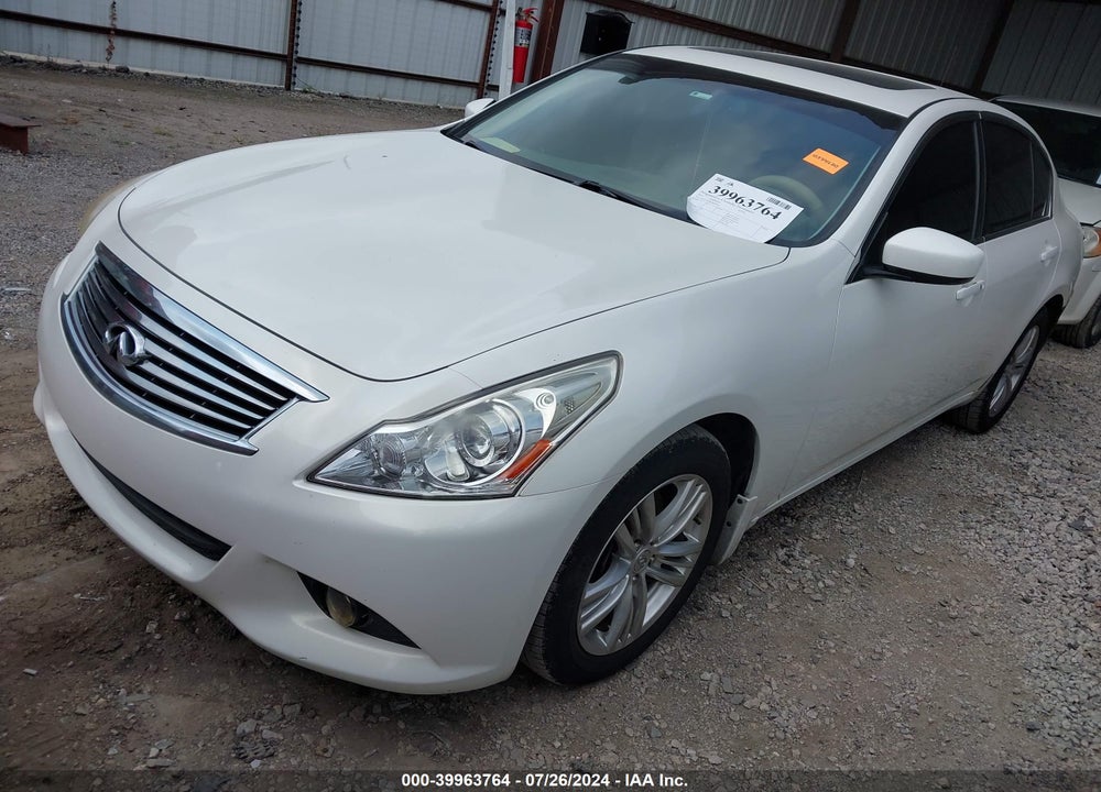 2012 INFINITI G37X VIN: JN1CV6AR4CM670939
