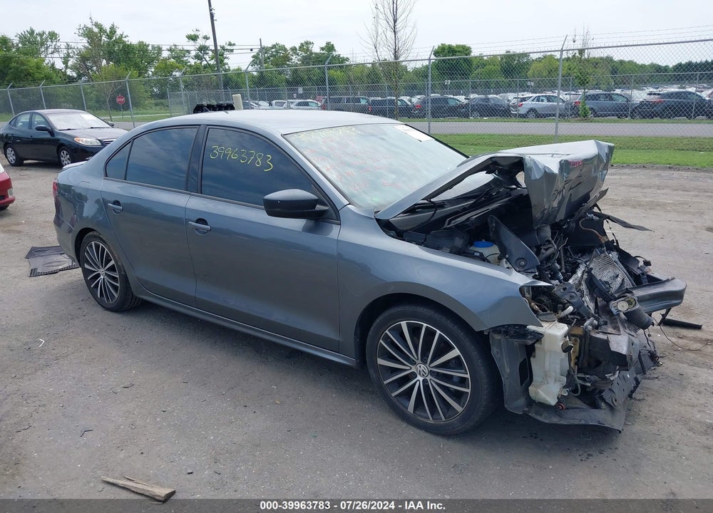 2017 VOLKSWAGEN JETTA 1.8T SPORT VIN: 3VWD17AJ4HM401264