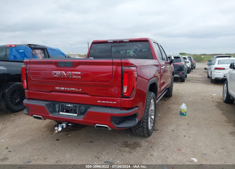 2019 GMC SIERRA 1500 DENALI VIN: 1GTU9FEL9KZ102148
