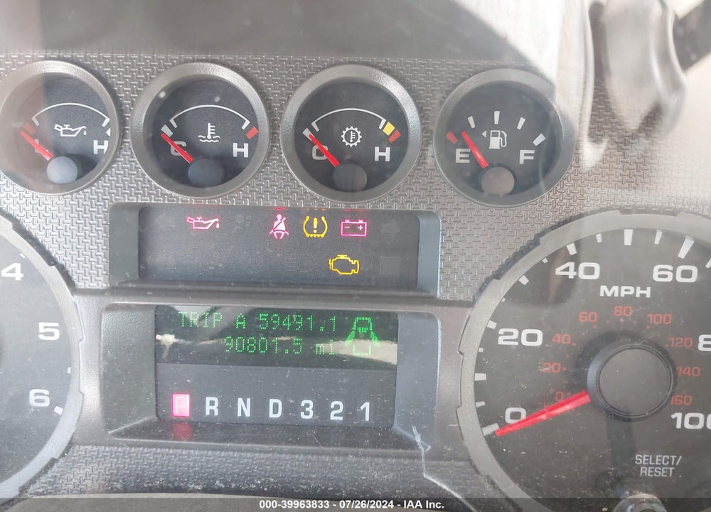2008 FORD F-350 FX4/LARIAT/XL/XLT VIN: 1FTWX315X8EE19649