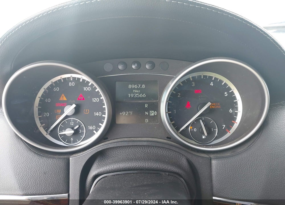 2010 MERCEDES-BENZ GL 450 4MATIC VIN: 4JGBF7BE9AA548997