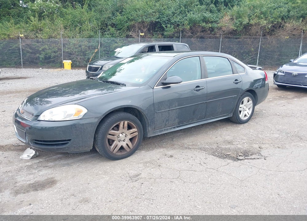 2012 CHEVROLET IMPALA LT VIN: 2G1WG5E36C1332001