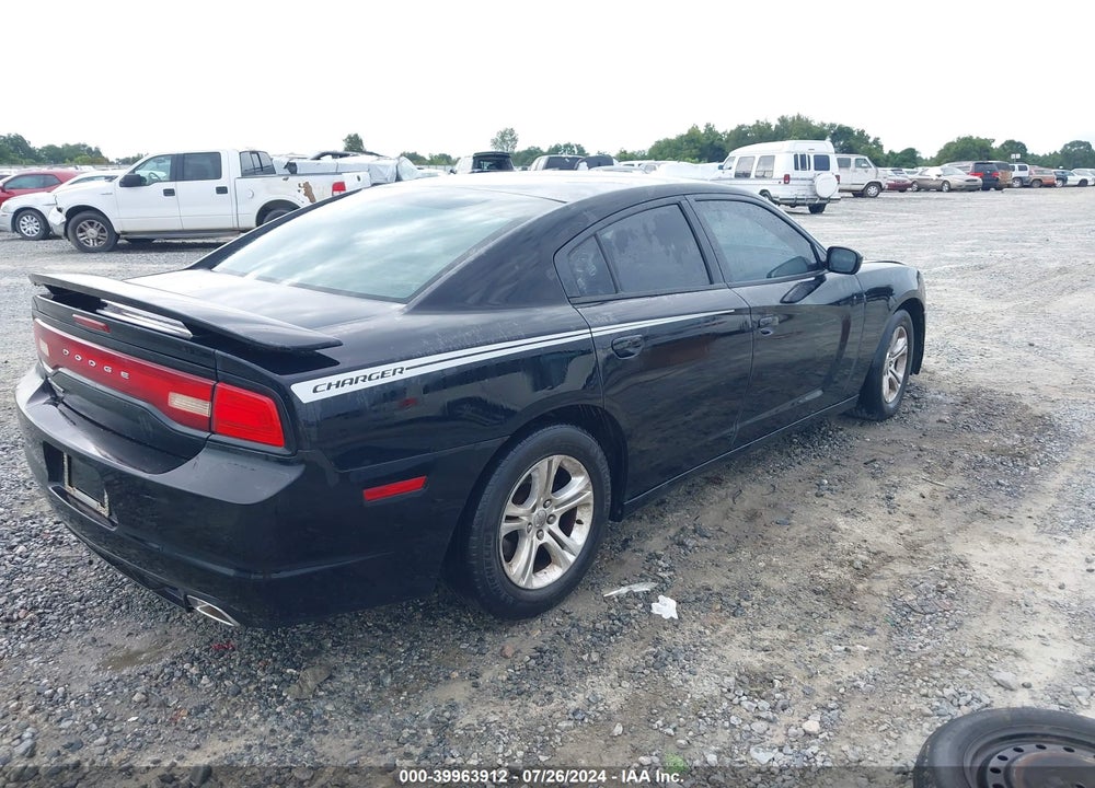 2013 DODGE CHARGER SE VIN: 2C3CDXBG1DH689136