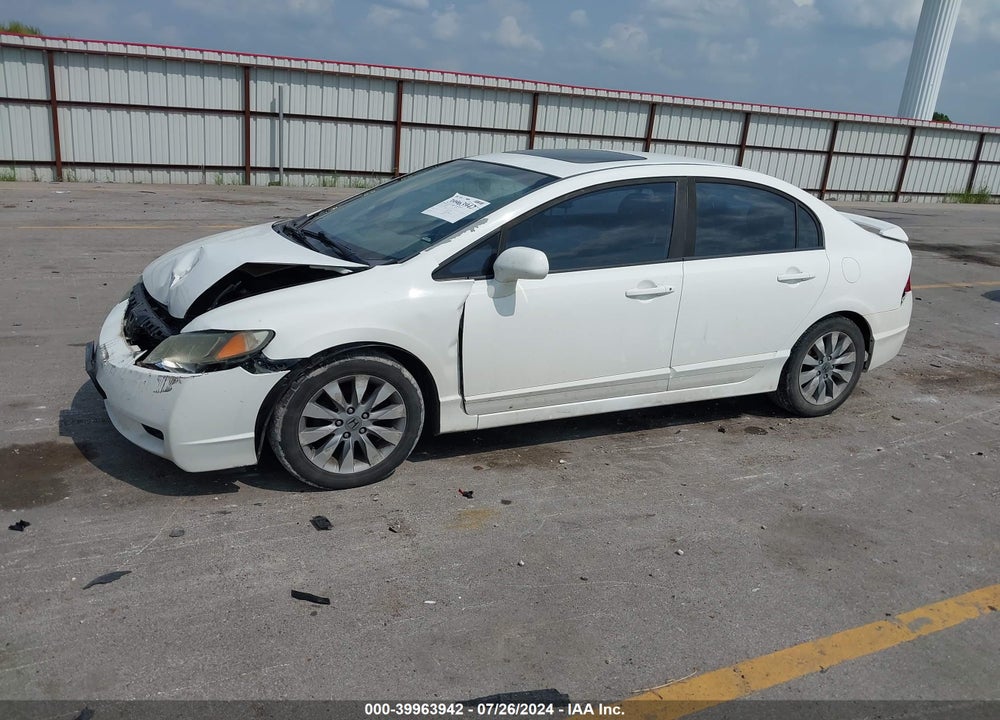 2010 HONDA CIVIC EX-L VIN: 19XFA1F92AE001985