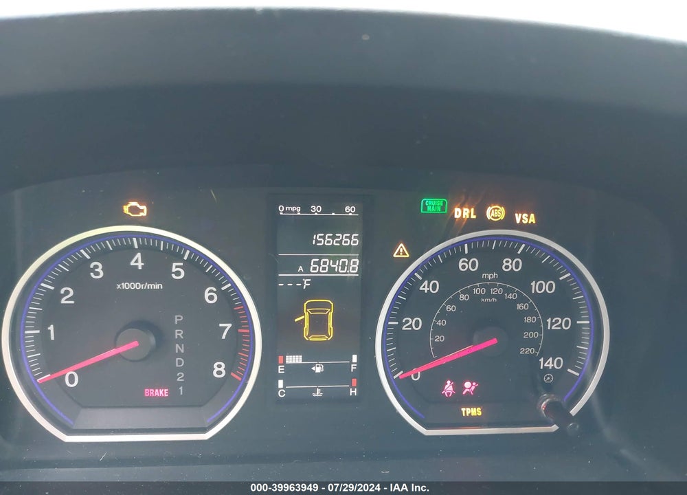 2008 HONDA CR-V EX-L VIN: 5J6RE38758L003590
