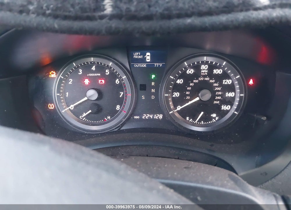 2008 LEXUS ES 350 VIN: JTHBJ46G782199404