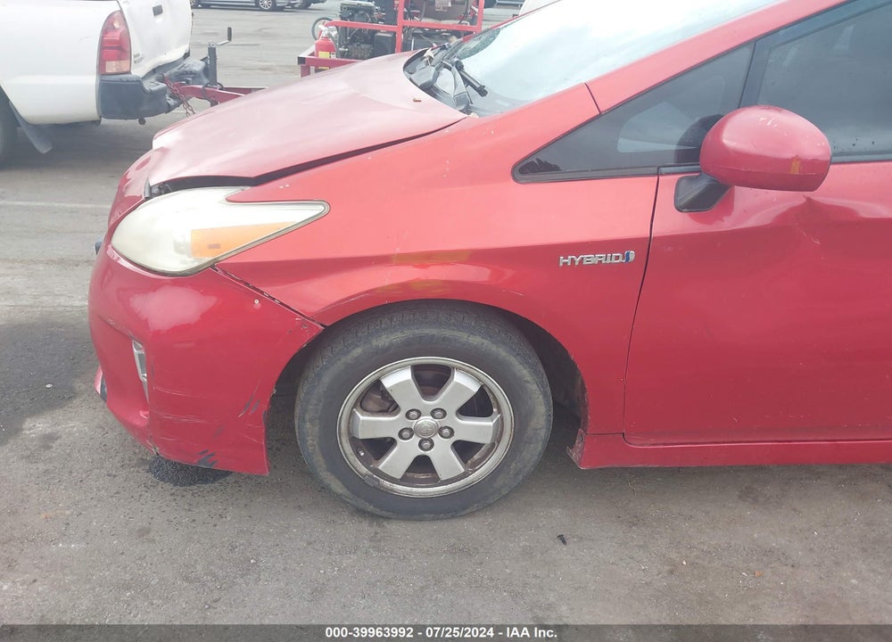 2012 TOYOTA PRIUS THREE VIN: JTDKN3DU0C1522148