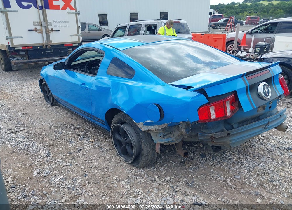 2012 FORD MUSTANG V6 VIN: 1ZVBP8AM0C5274422