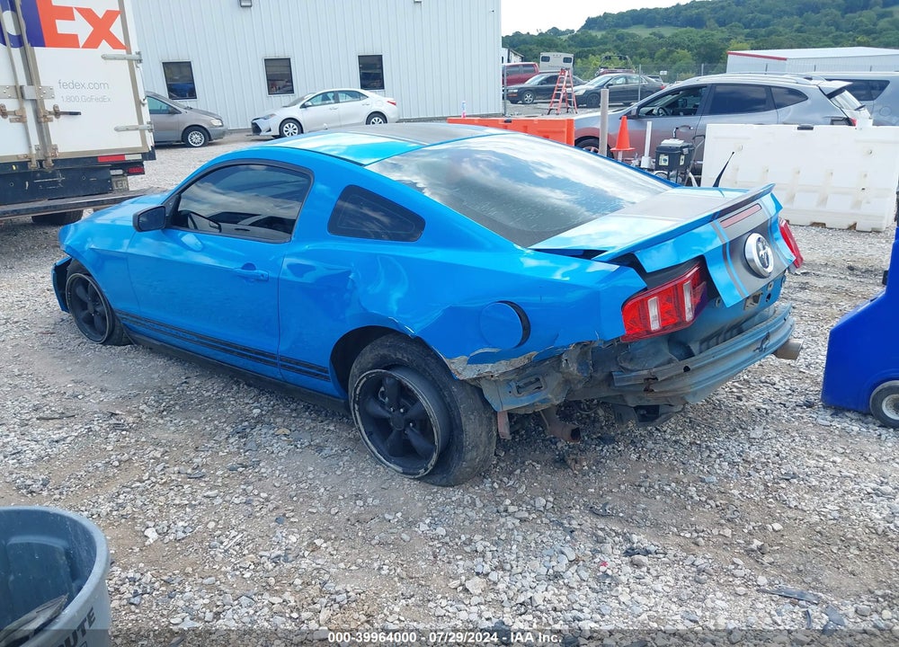 2012 FORD MUSTANG V6 VIN: 1ZVBP8AM0C5274422