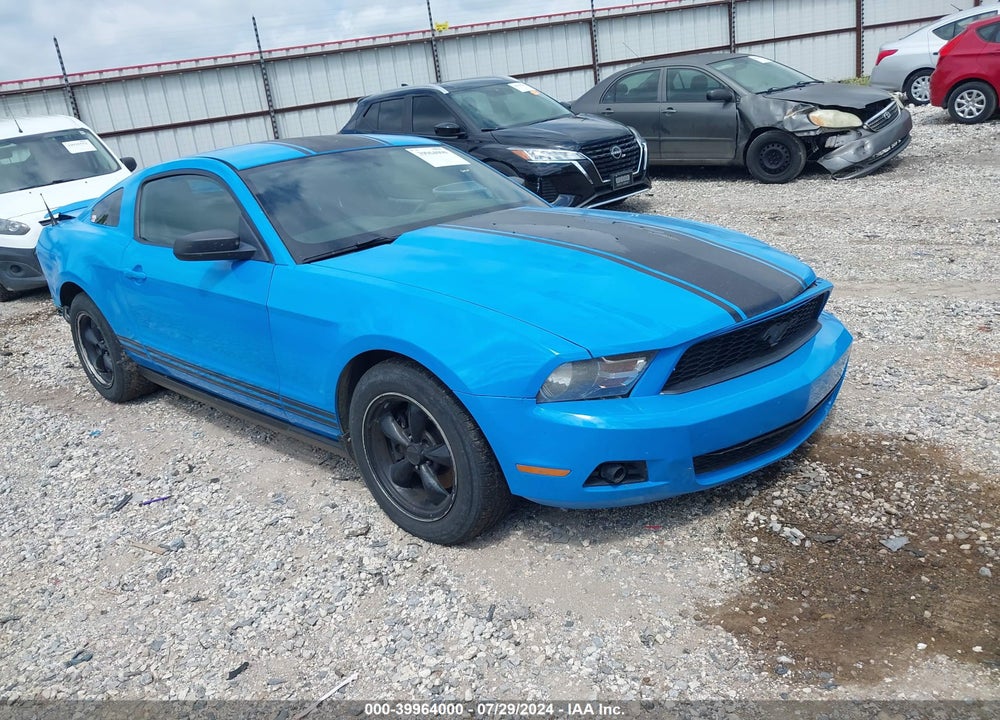 2012 FORD MUSTANG V6 VIN: 1ZVBP8AM0C5274422