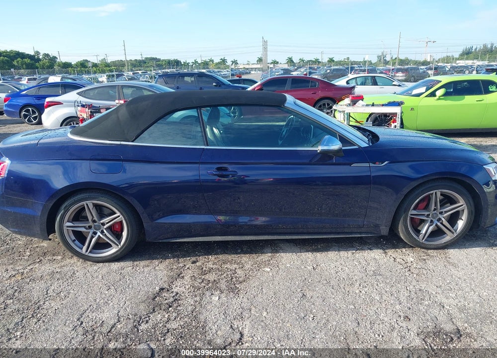 2018 AUDI S5 3.0T PREMIUM PLUS VIN: WAU24GF50JN002647
