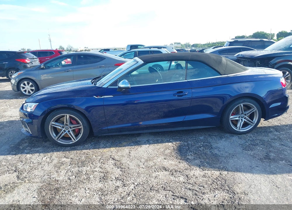 2018 AUDI S5 3.0T PREMIUM PLUS VIN: WAU24GF50JN002647
