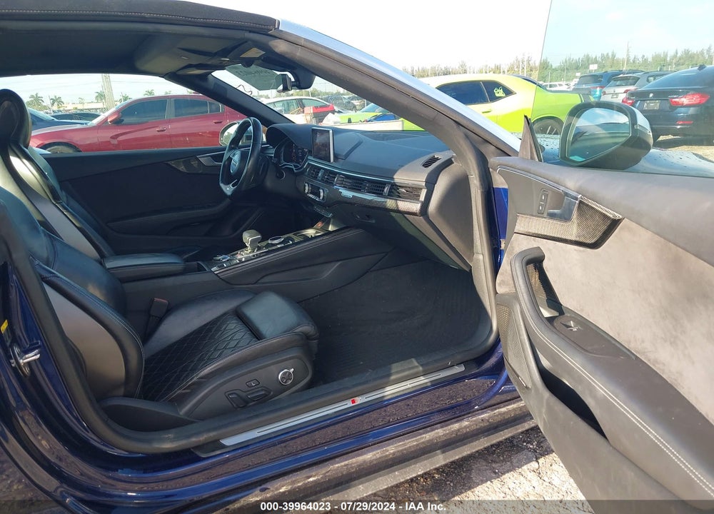 2018 AUDI S5 3.0T PREMIUM PLUS VIN: WAU24GF50JN002647
