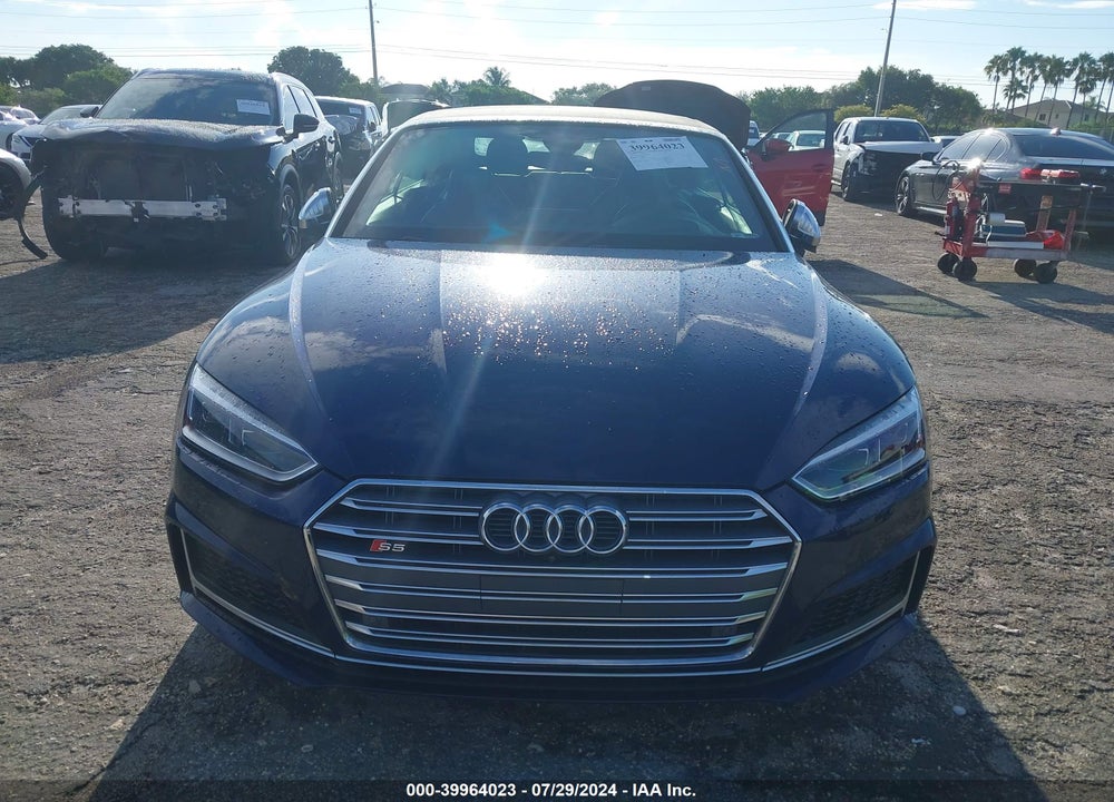 2018 AUDI S5 3.0T PREMIUM PLUS VIN: WAU24GF50JN002647