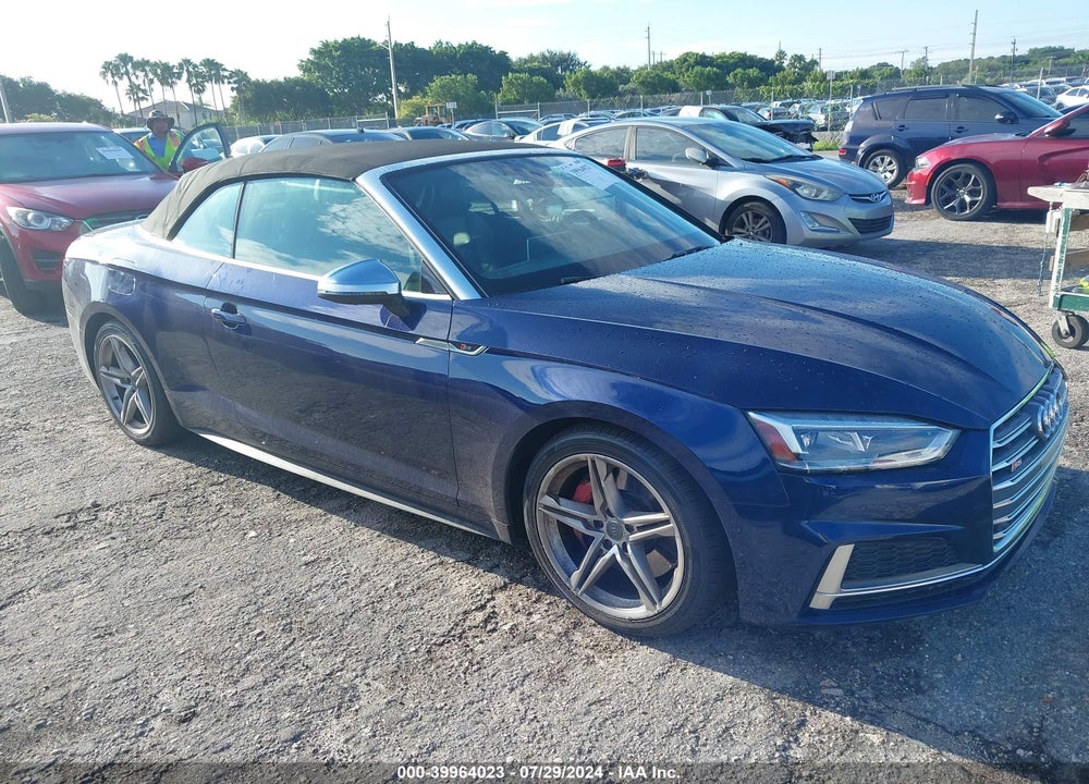2018 AUDI S5 3.0T PREMIUM PLUS VIN: WAU24GF50JN002647