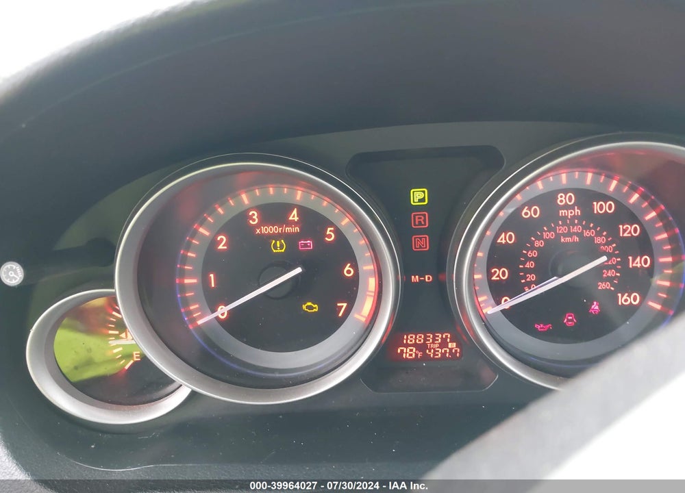 2010 MAZDA 6 I GRAND TOURING/I TOURING/I TOURING PLUS VIN: 1YVHZ8CH1A5M27372