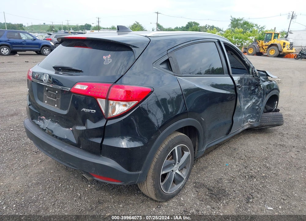 2022 HONDA HR-V AWD EX-L VIN: 3CZRU6H72NM726201