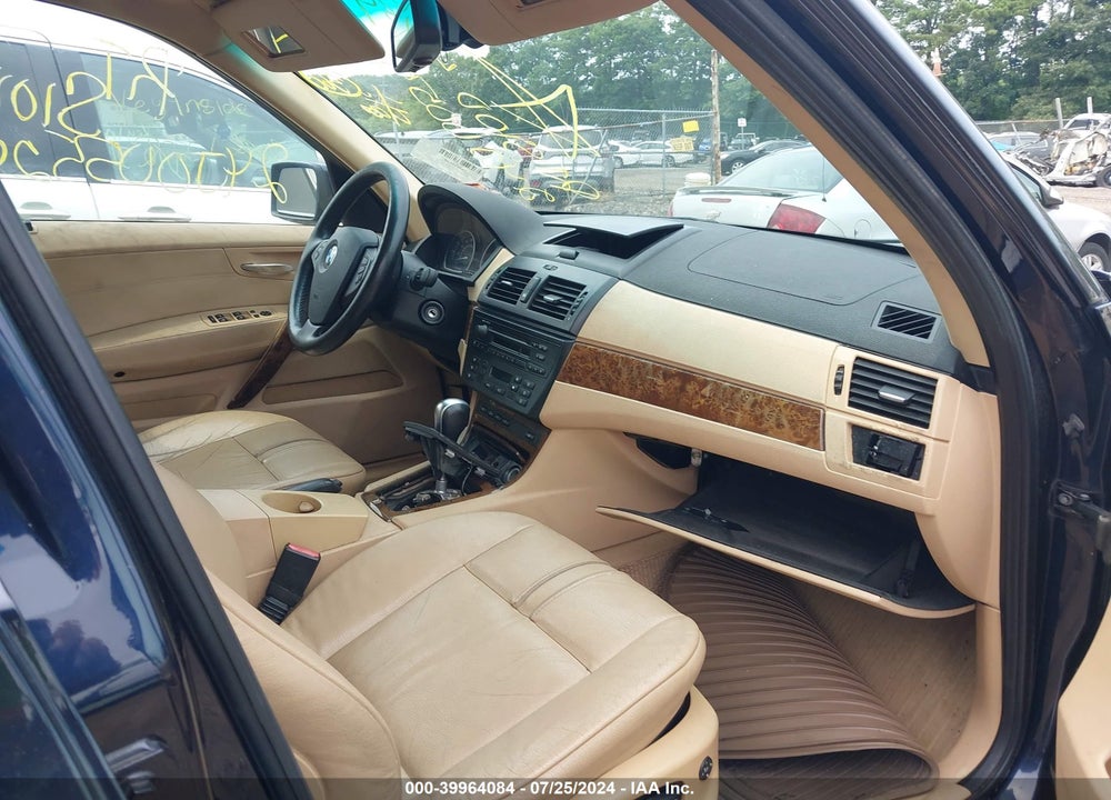 2007 BMW X3 3.0SI VIN: WBXPC93487WF29122