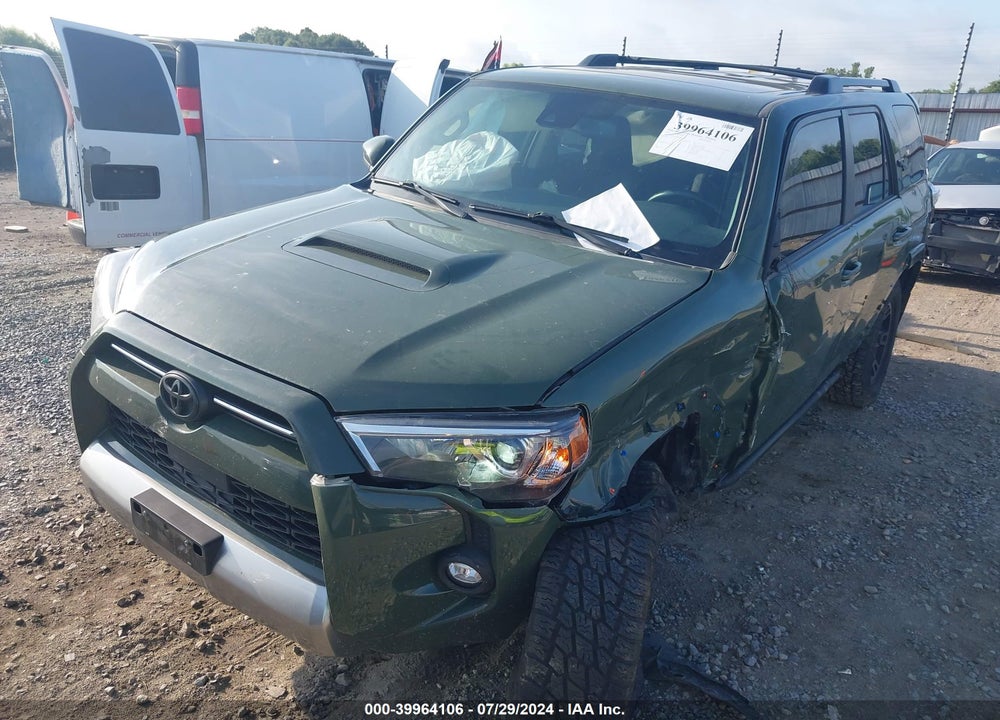 2022 TOYOTA 4RUNNER TRD OFF ROAD PREMIUM VIN: JTERU5JR1N6086375