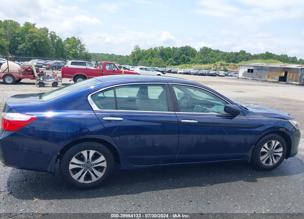 2014 HONDA ACCORD LX VIN: 1HGCR2F39EA018080