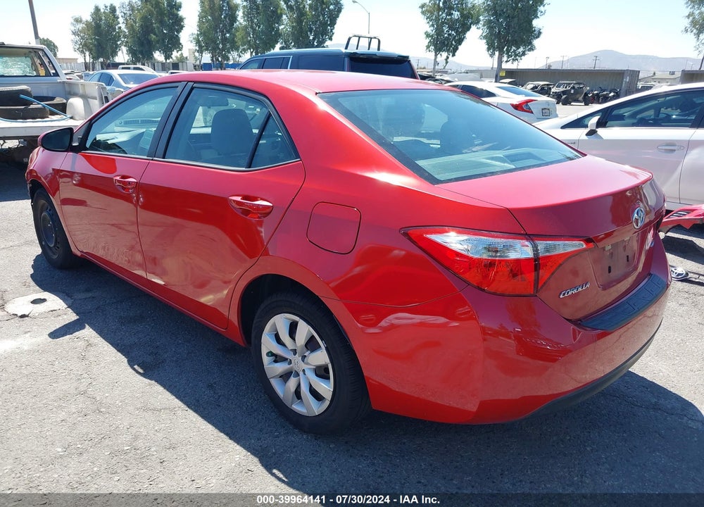 2016 TOYOTA COROLLA LE VIN: 5YFBURHE1GP558568