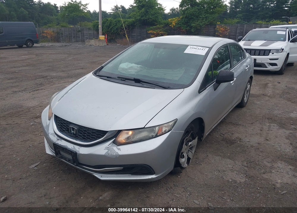 2013 HONDA CIVIC LX VIN: 2HGFB2F59DH526763