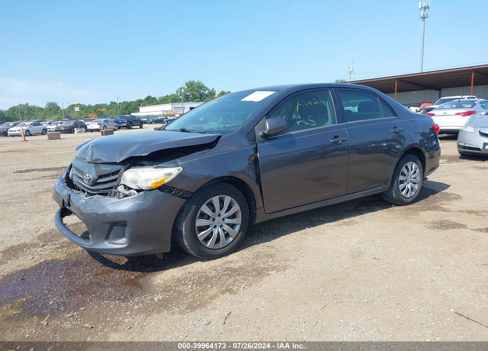2013 TOYOTA COROLLA LE VIN: 2T1BU4EE2DC004734