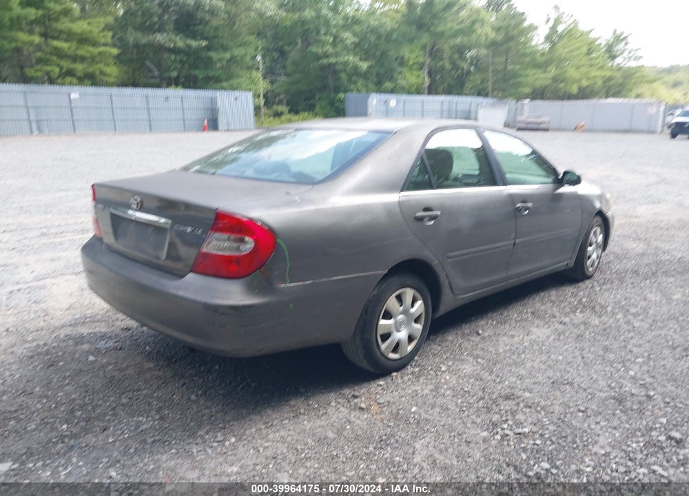 2004 TOYOTA CAMRY LE/SE/STD/XLE VIN: 4T1BE32K24U879604