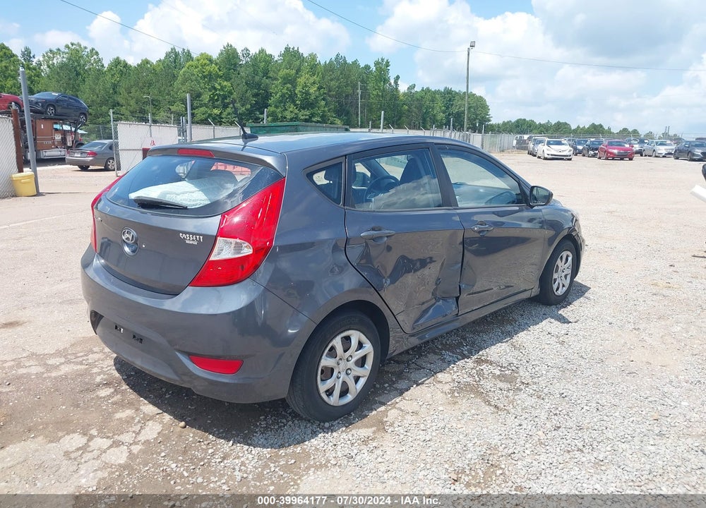 2013 HYUNDAI ACCENT GS VIN: KMHCT5AE6DU071466
