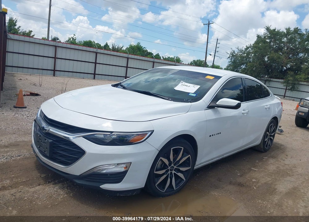 2022 CHEVROLET MALIBU FWD RS VIN: 1G1ZG5ST1NF104386