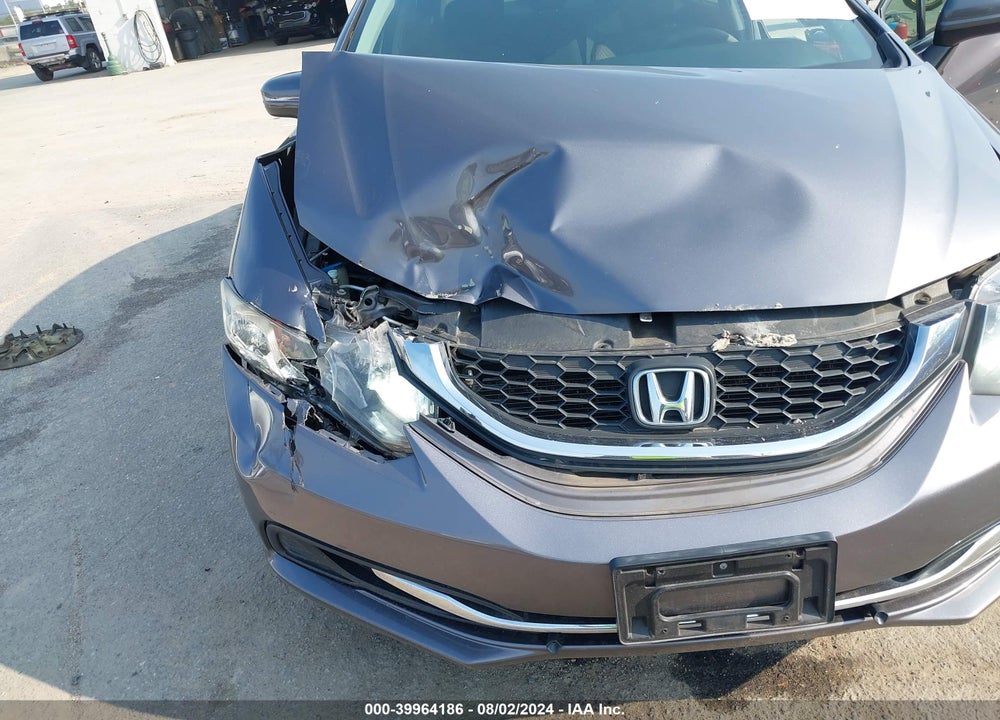 2014 HONDA CIVIC LX VIN: 19XFB2F59EE076625