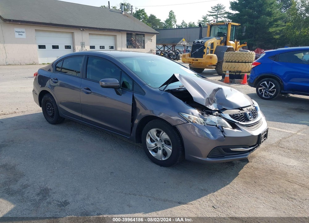 2014 HONDA CIVIC LX VIN: 19XFB2F59EE076625