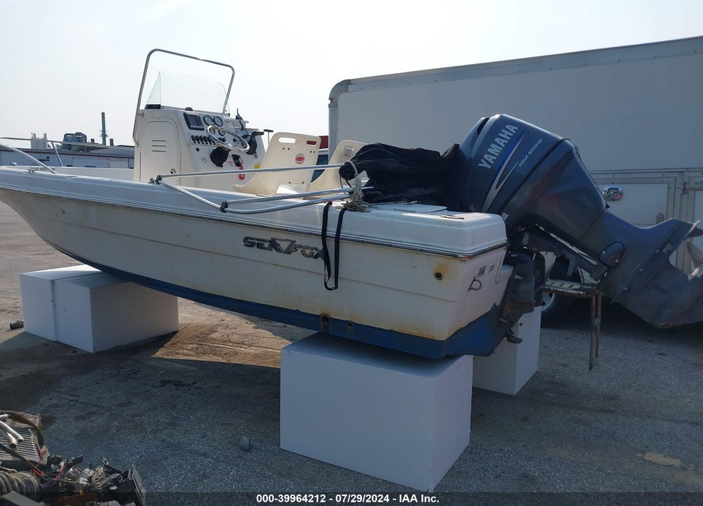 2011 SEA FOX 197 CENTER CONSOLE VIN: 00000LYGUB118I011