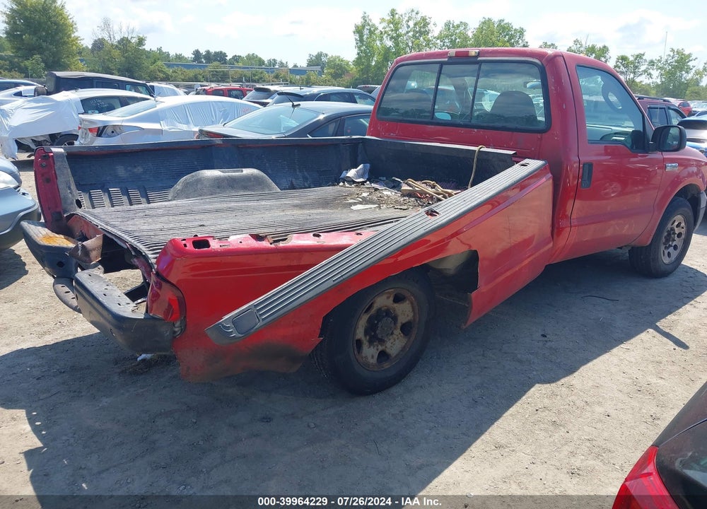 2005 FORD F-250 XL/XLT VIN: 1FTNF20545EA92963