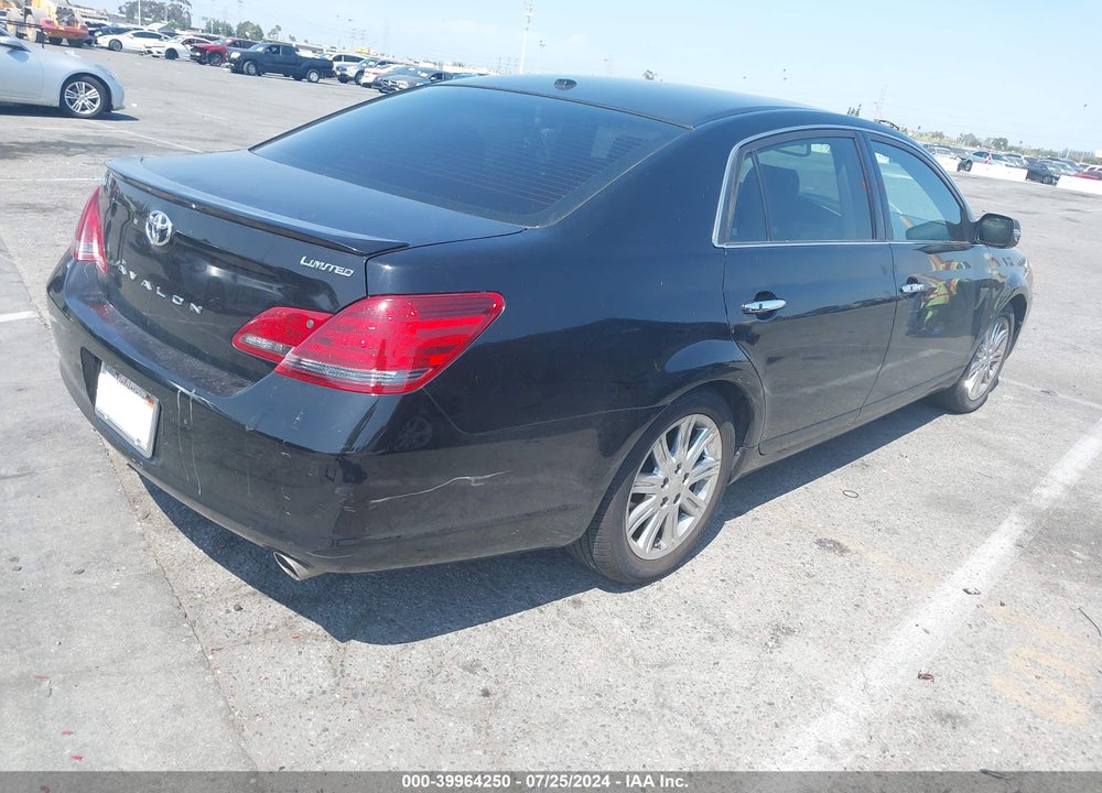 2009 TOYOTA AVALON LIMITED VIN: 4T1BK36B09U349108