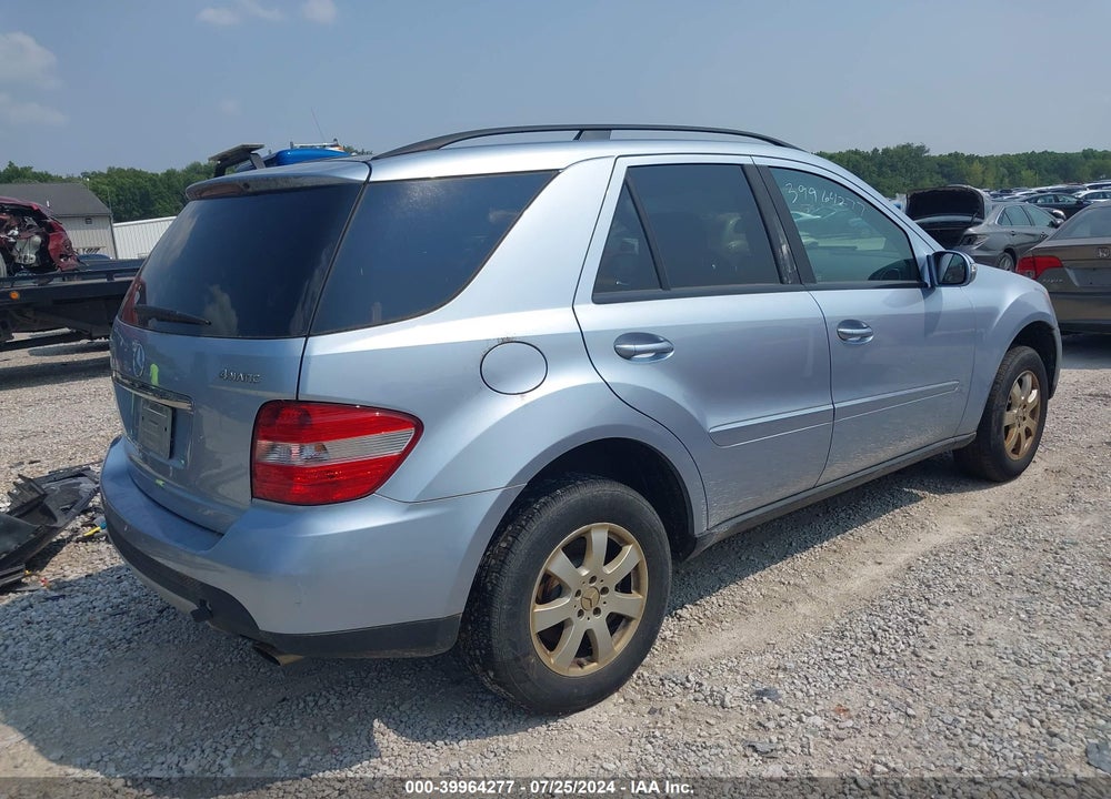 2007 MERCEDES-BENZ ML 350 4MATIC VIN: 4JGBB86EX7A167969