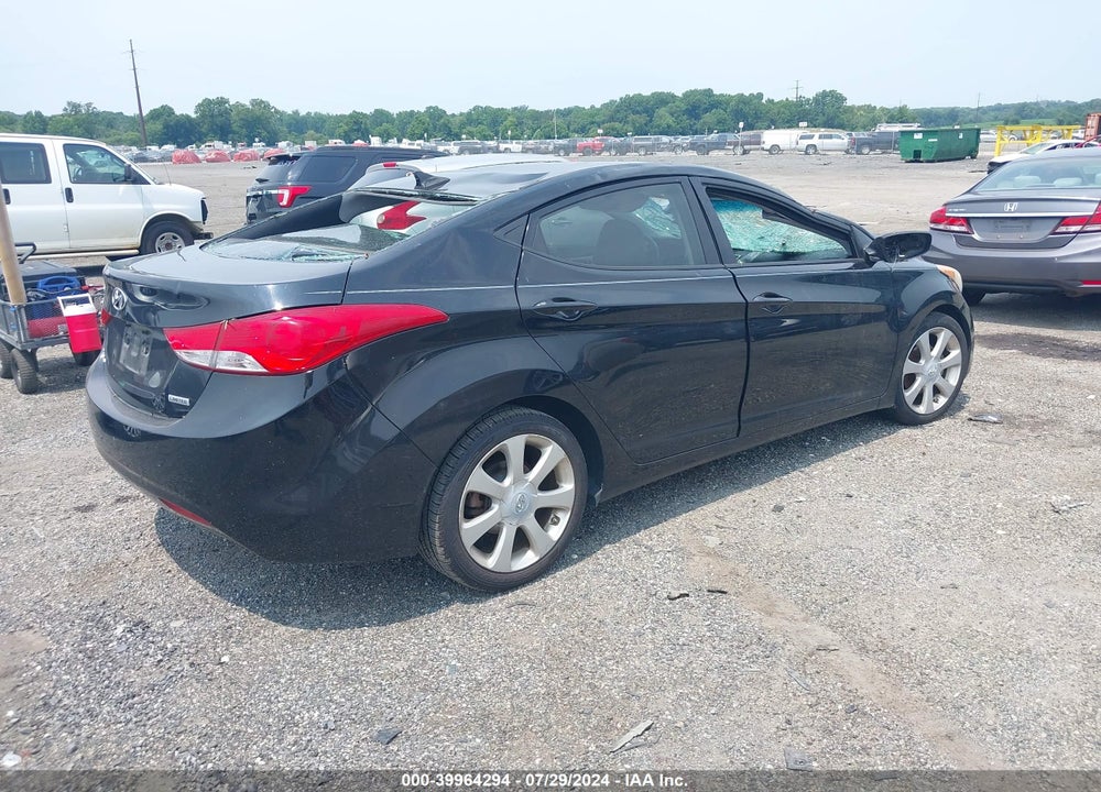 2013 HYUNDAI ELANTRA LIMITED VIN: 5NPDH4AE6DH312280