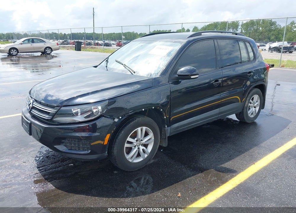 2015 VOLKSWAGEN TIGUAN S VIN: WVGBV7AX5FW586372