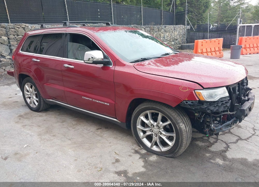 2014 JEEP GRAND CHEROKEE SUMMIT VIN: 1C4RJFJGXEC434922