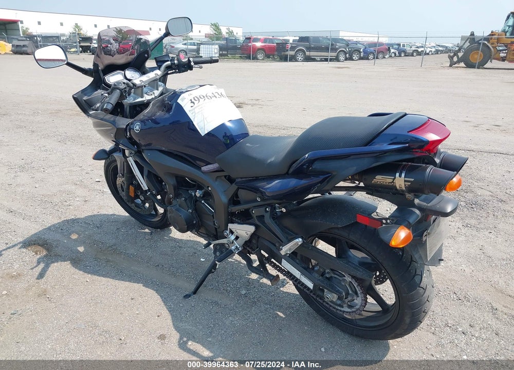 2008 YAMAHA FZ6 SHG VIN: JYARJ13E68A003715