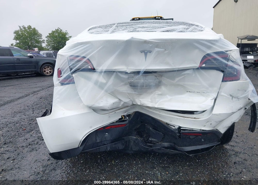 2022 TESLA MODEL Y LONG RANGE DUAL MOTOR ALL-WHEEL DRIVE VIN: 7SAYGAEE0NF382566