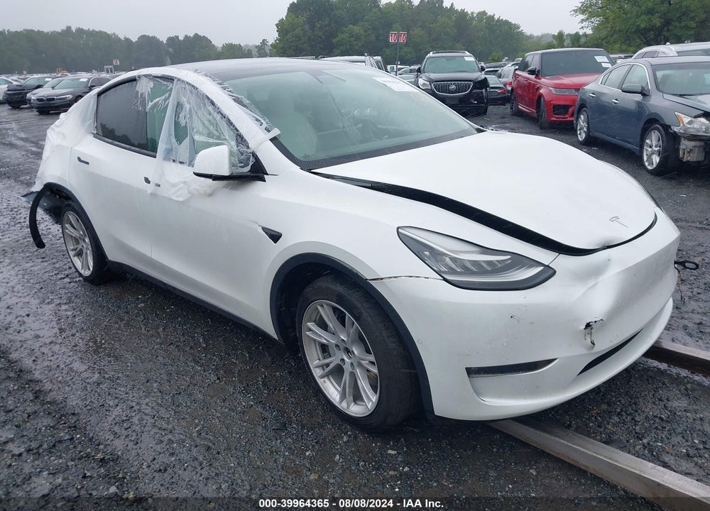 2022 TESLA MODEL Y LONG RANGE DUAL MOTOR ALL-WHEEL DRIVE VIN: 7SAYGAEE0NF382566