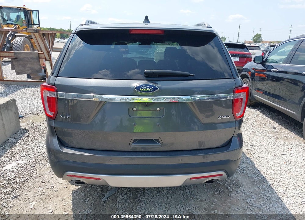 2017 FORD EXPLORER XLT VIN: 1FM5K8D88HGD38078